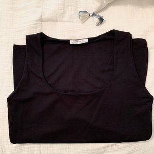 Zara Wide Strap Stretch Top